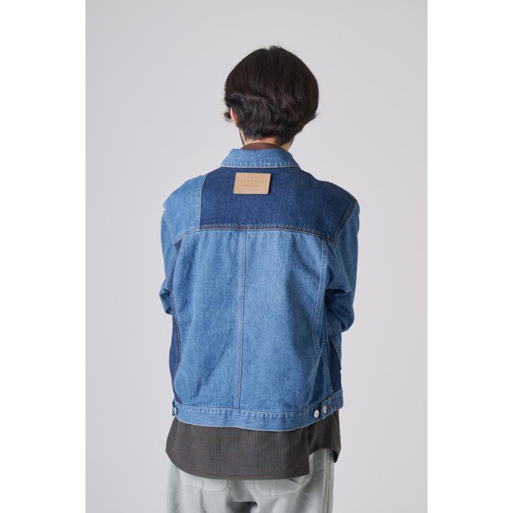PATCHWORK DENIM TRUCKER