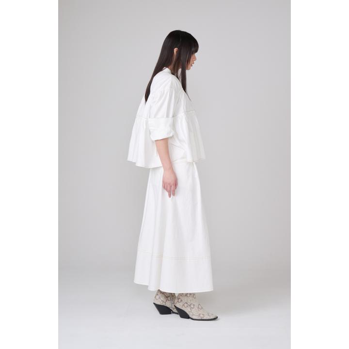 LIGHT OZ SHIRRING BL