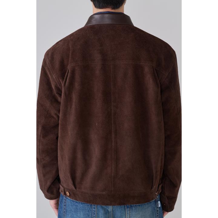 SUEDE×LEATHER JACKET