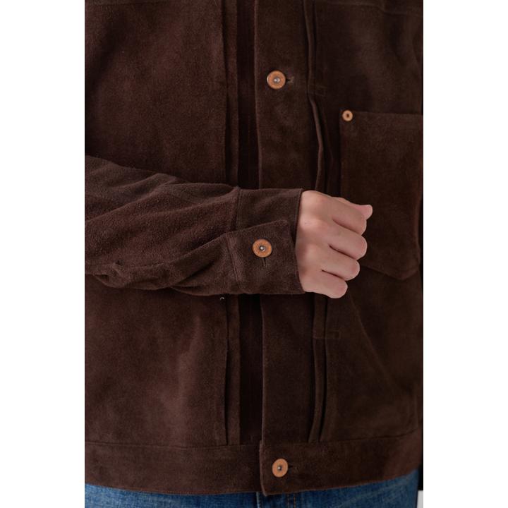 SUEDE×LEATHER JACKET