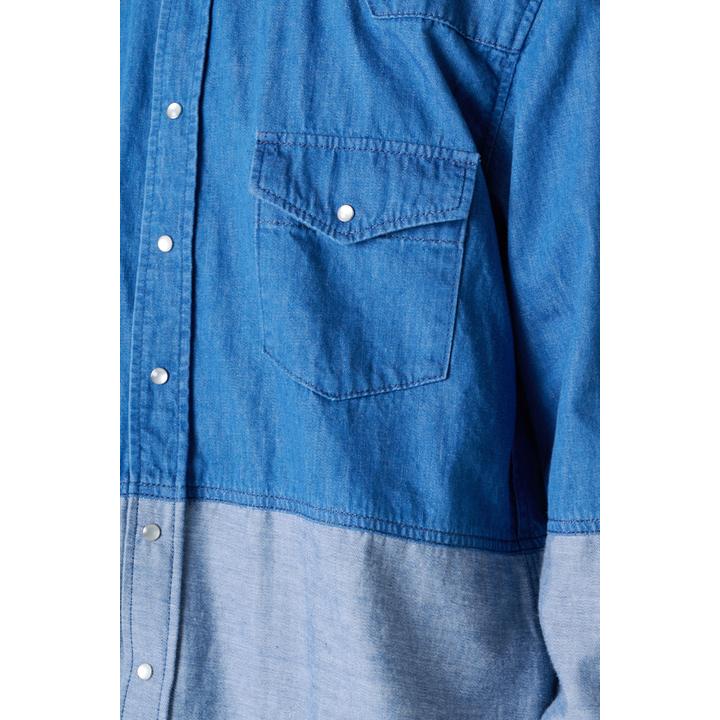 GRADATION DENIM SHIRT