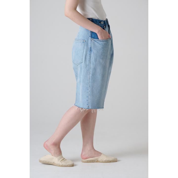 DENIM TUCK BERMUDA PT