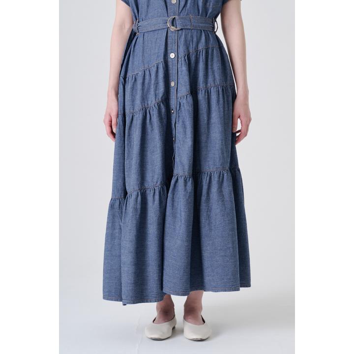 ASYMMETRY DENIM OP