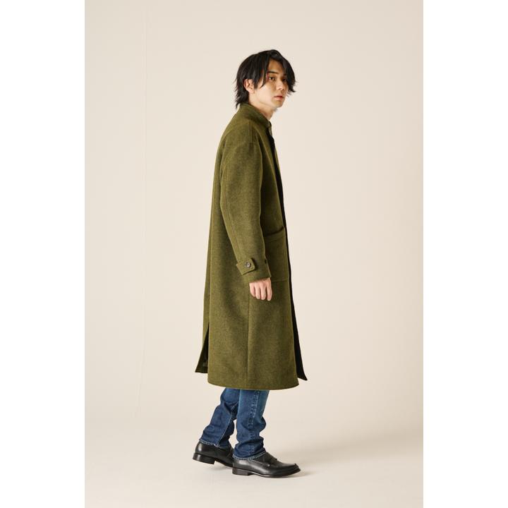STAND COLLAR  DOUBLE BEAVER COAT  