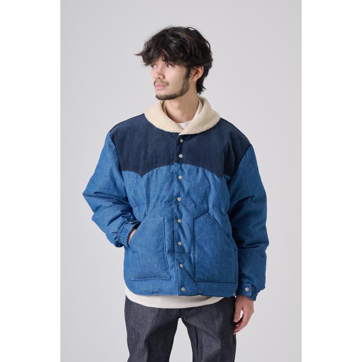 DENIM DOWN JACKET