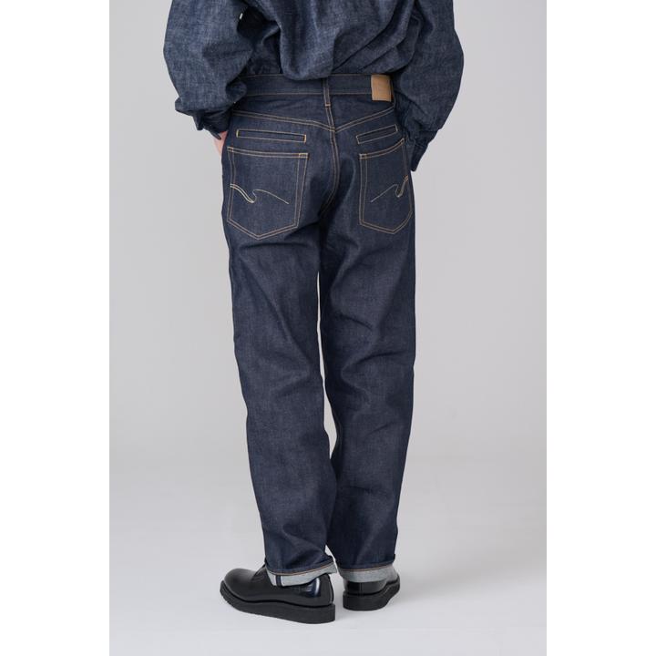 DOUBLUE KNEE SELVAGE DENIM TROUSER