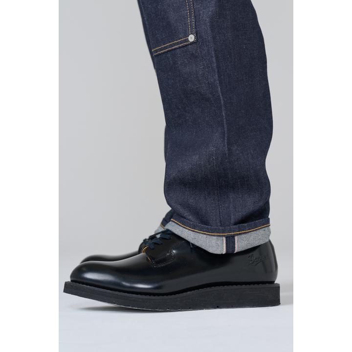 DOUBLUE KNEE SELVAGE DENIM TROUSER