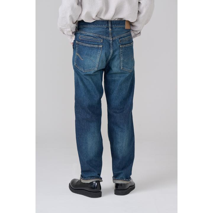 DOUBLUE KNEE SELVAGE DENIM TROUSER
