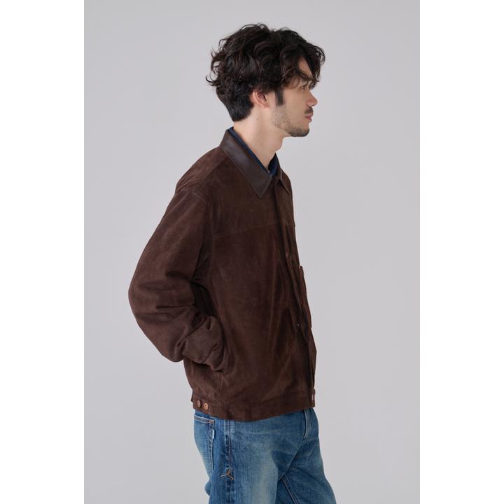 SUEDE×LEATHER JACKET