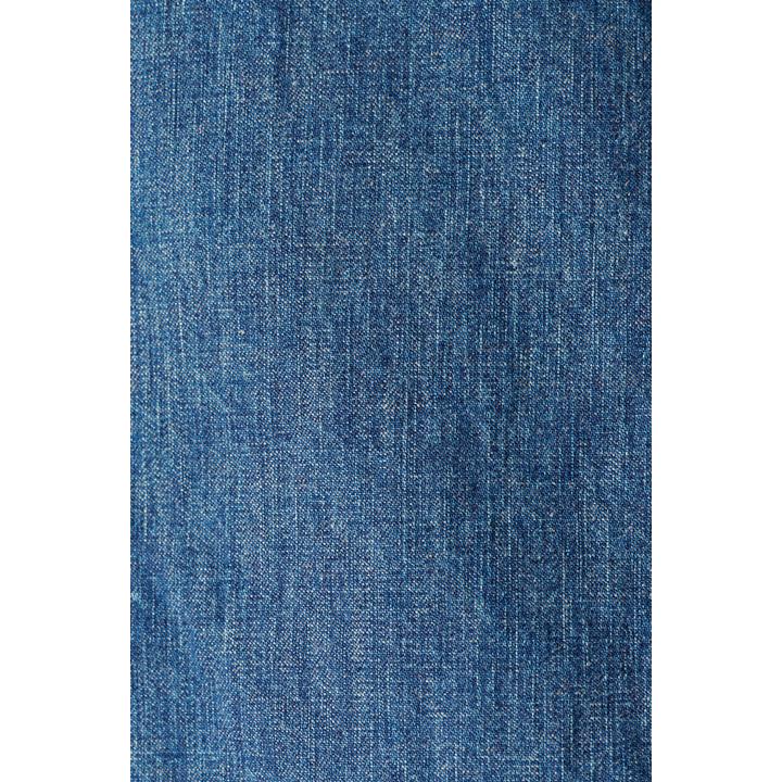 BANDCOLLAR DENIM COAT