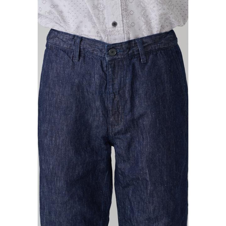 LINEN DENIM TROUSER