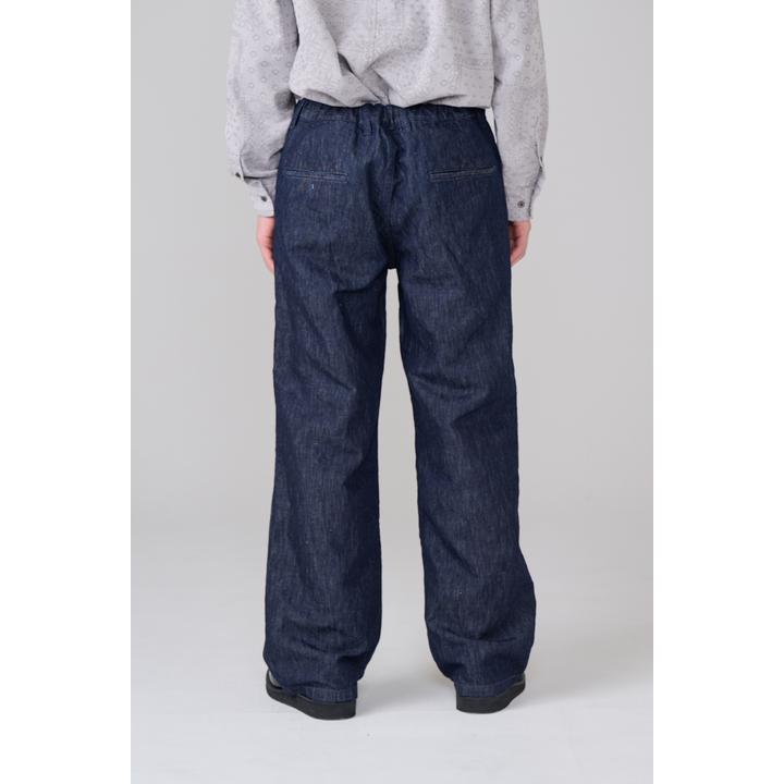 LINEN DENIM TROUSER