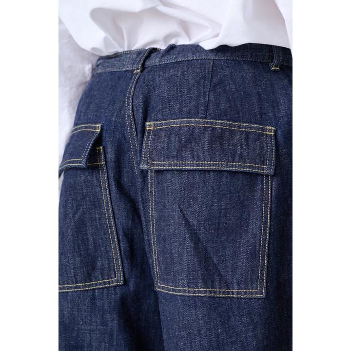 SNOW CAMO DENIM TROUSER