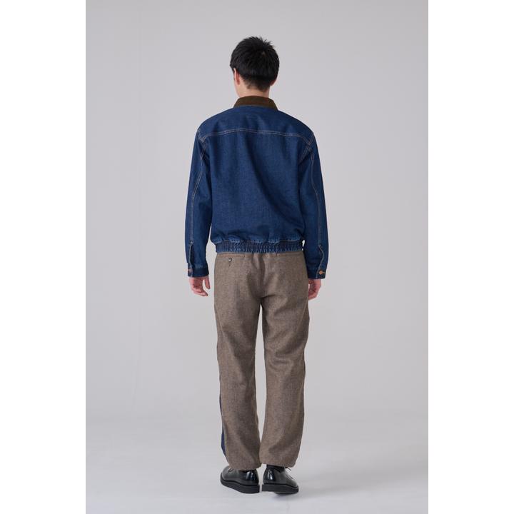 DRAWSTRING WOOL TROUSER