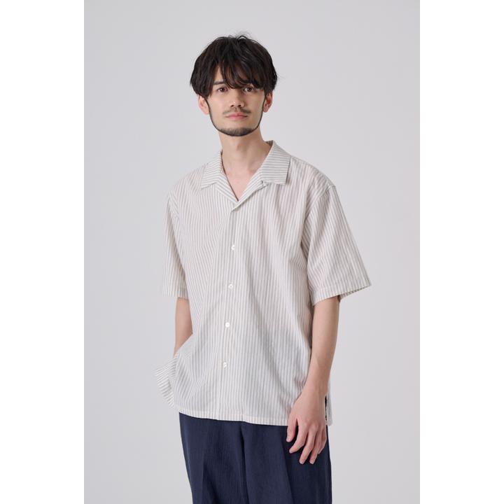 COTTON LINEN SS SHIRT
