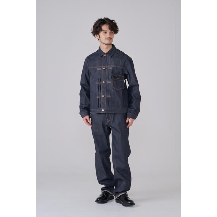 12Anniv 1st FLAP PKT TYPE RIGID DENIM JK (TAKAYA PURPLE SELVAGE