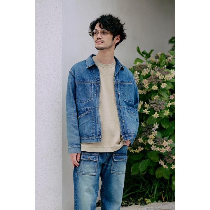 PURPLE SELVAGE DENIM JACKET (TAKAYA)