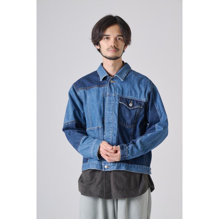 PATCHWORK DENIM TRUCKER