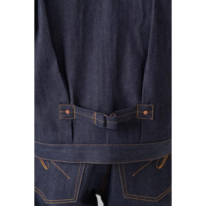 12Anniv 1st FLAP PKT TYPE RIGID DENIM JK (TAKAYA PURPLE SELVAGE