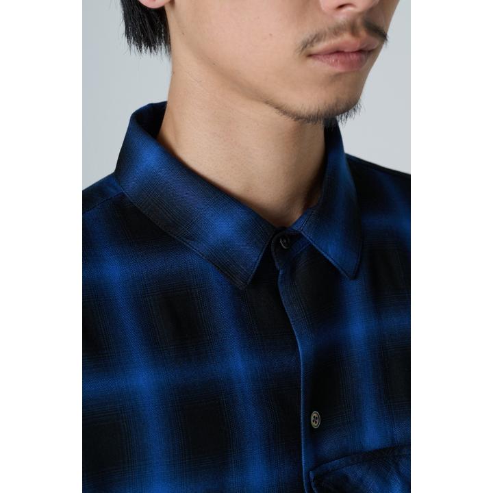 FRENCH ARMY POCKET PLAID SHIRT