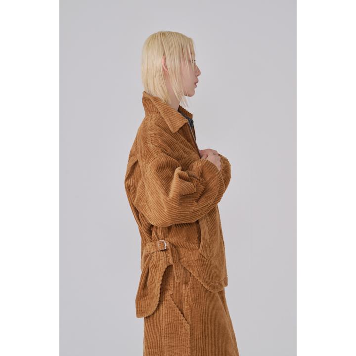 CORDUROY OVER ZIP JK