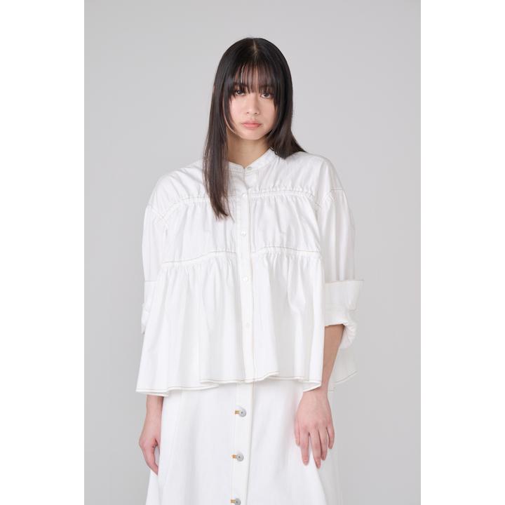 LIGHT OZ SHIRRING BL