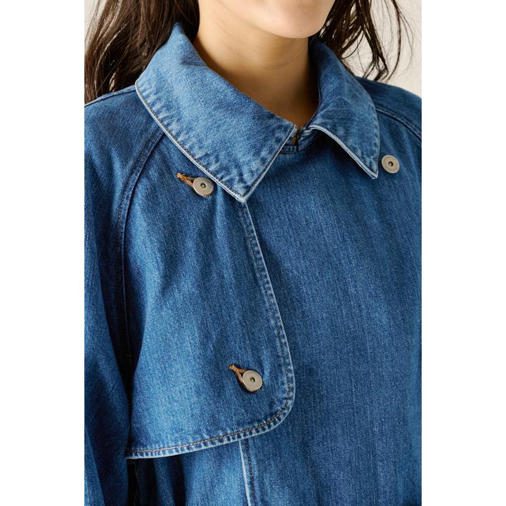 DENIM TRENCH CT