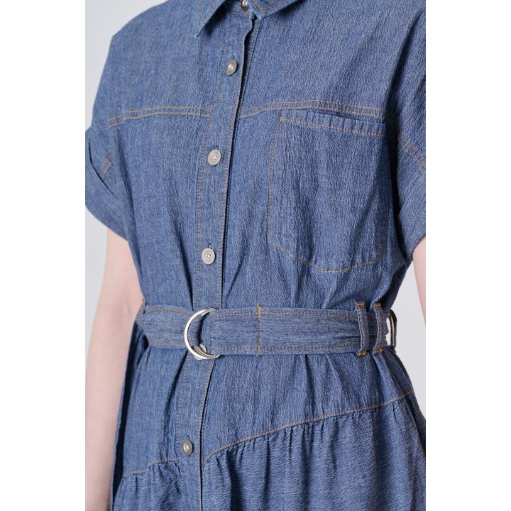 ASYMMETRY DENIM OP