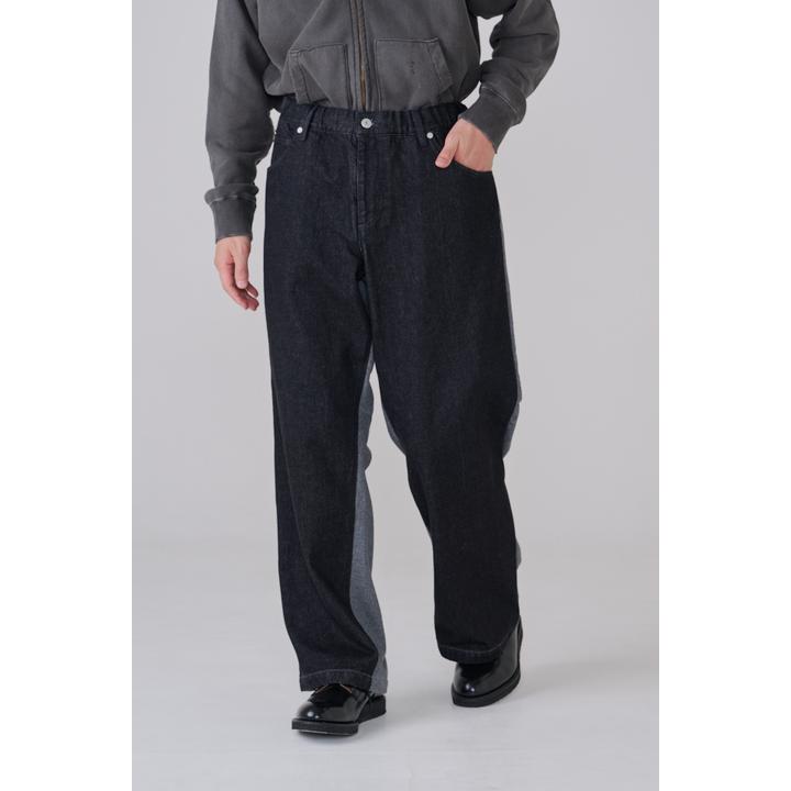 SWEAT DOCKING DENIM TROUSER