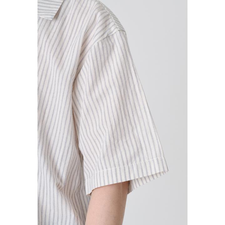 COTTON LINEN SS SHIRT