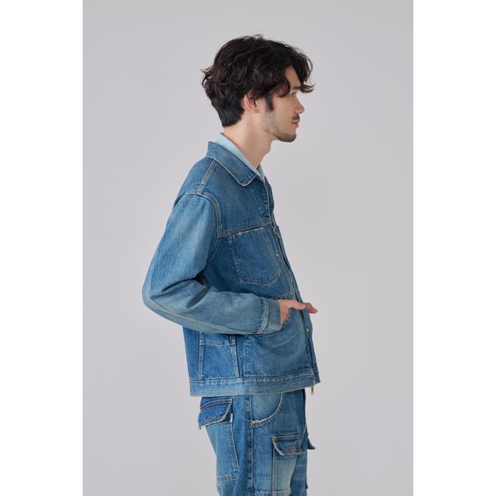PURPLE SELVAGE DENIM JACKET (TAKAYA)