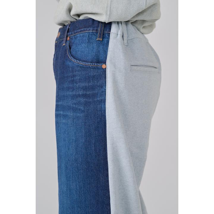 SWEAT DOCKING DENIM TROUSER