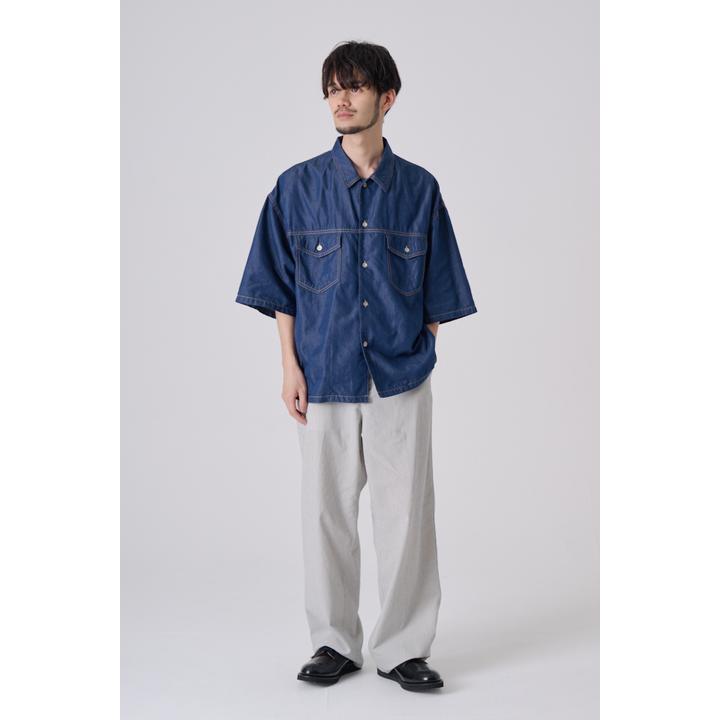 LINEN DENIM SHIRT