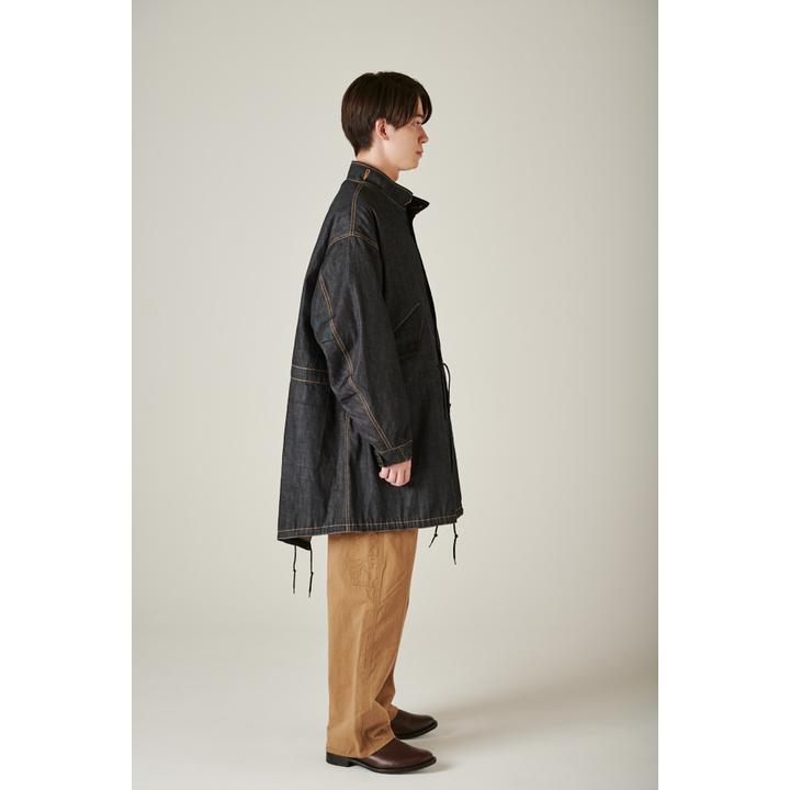 スタンドカラーライナー付きモッズコート