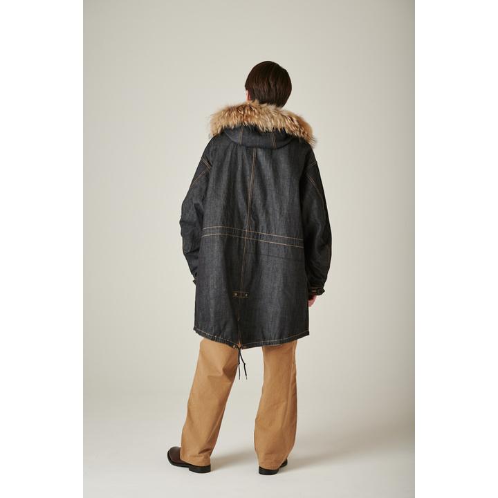 スタンドカラーライナー付きモッズコート