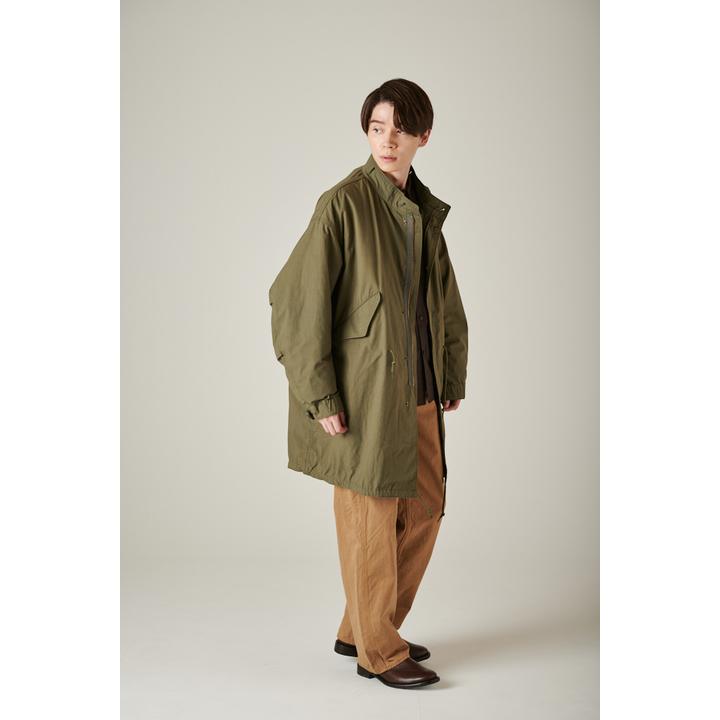 スタンドカラーライナー付きモッズコート