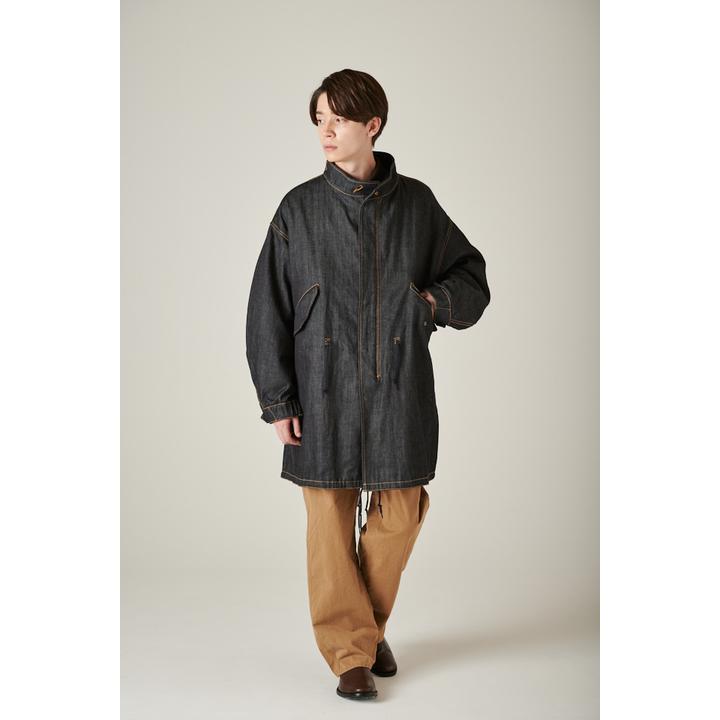 スタンドカラーライナー付きモッズコート