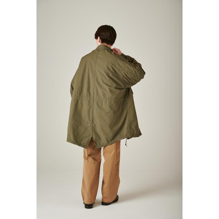 スタンドカラーライナー付きモッズコート