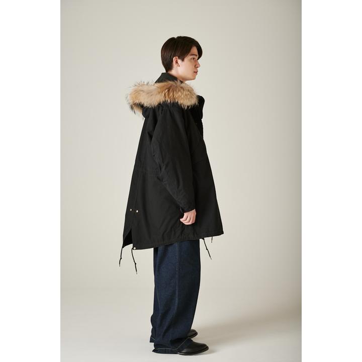 スタンドカラーライナー付きモッズコート