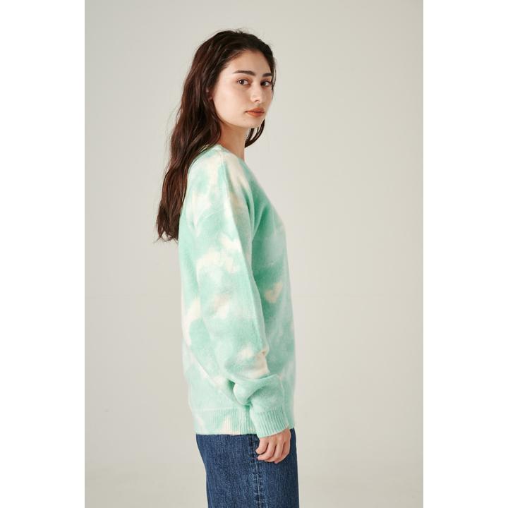 tie dye クルーネックニット