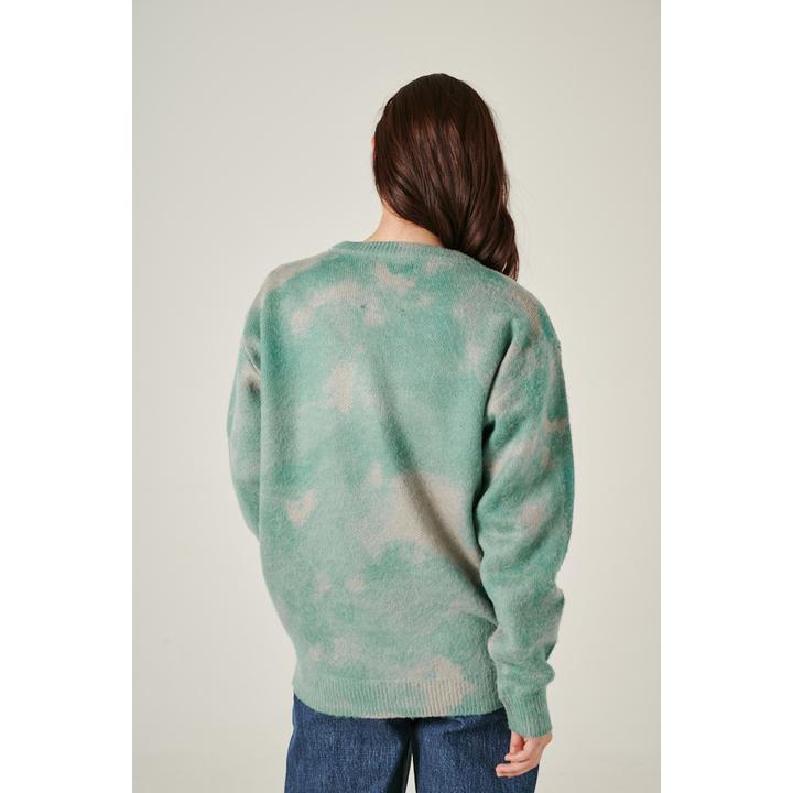 tie dye クルーネックニット