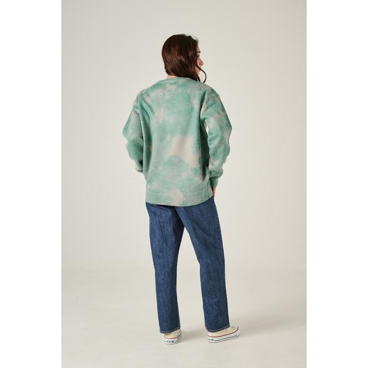 tie dye クルーネックニット