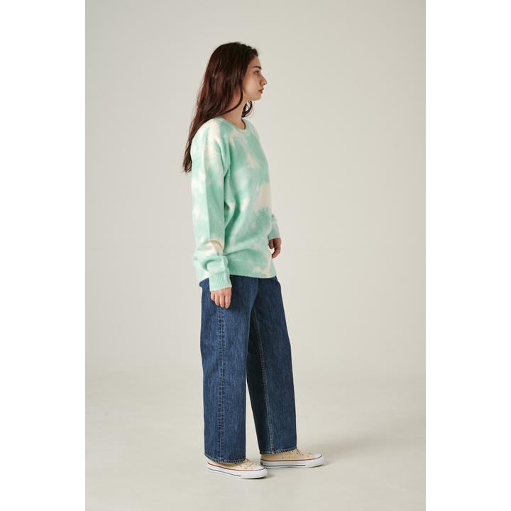 tie dye クルーネックニット