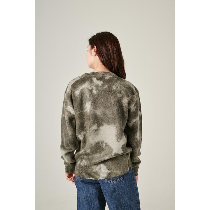 tie dye クルーネックニット