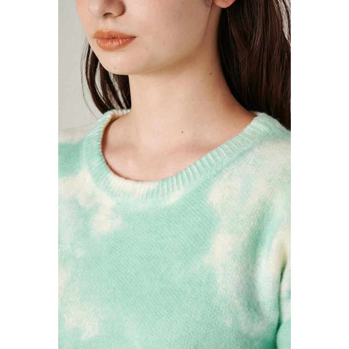 tie dye クルーネックニット