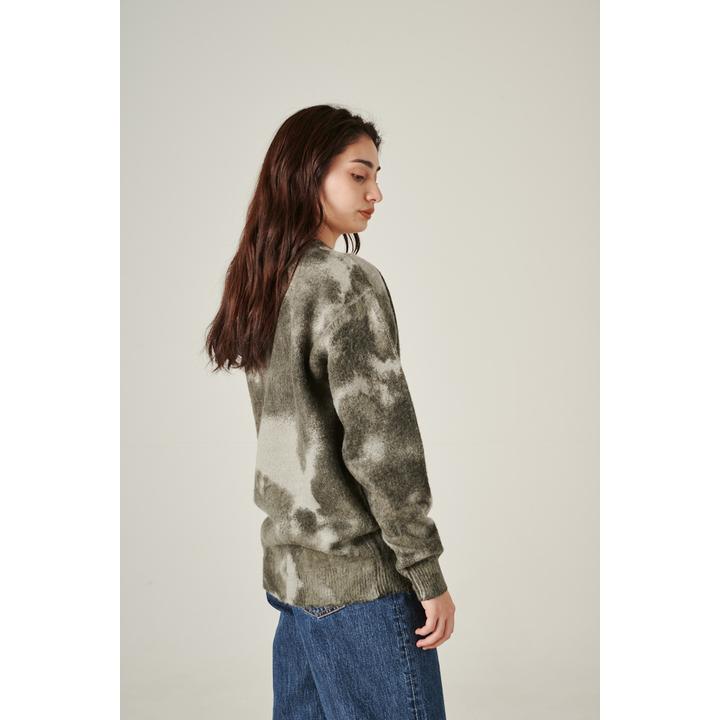 tie dye クルーネックニット