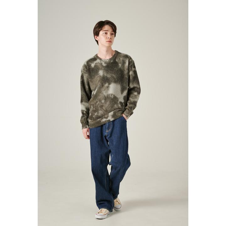 tie dye クルーネックニット