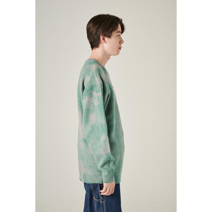 tie dye クルーネックニット