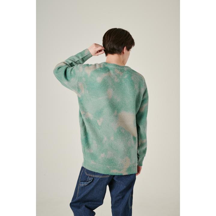 tie dye クルーネックニット