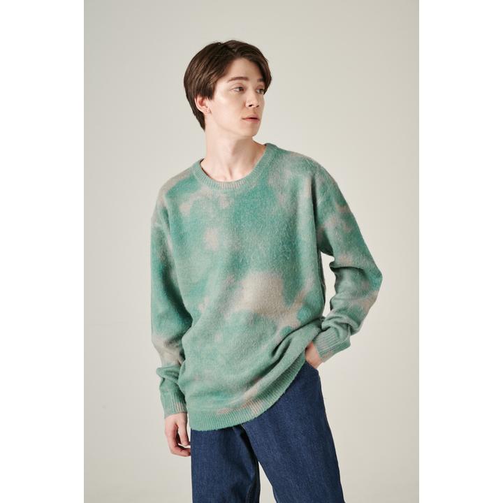 tie dye クルーネックニット